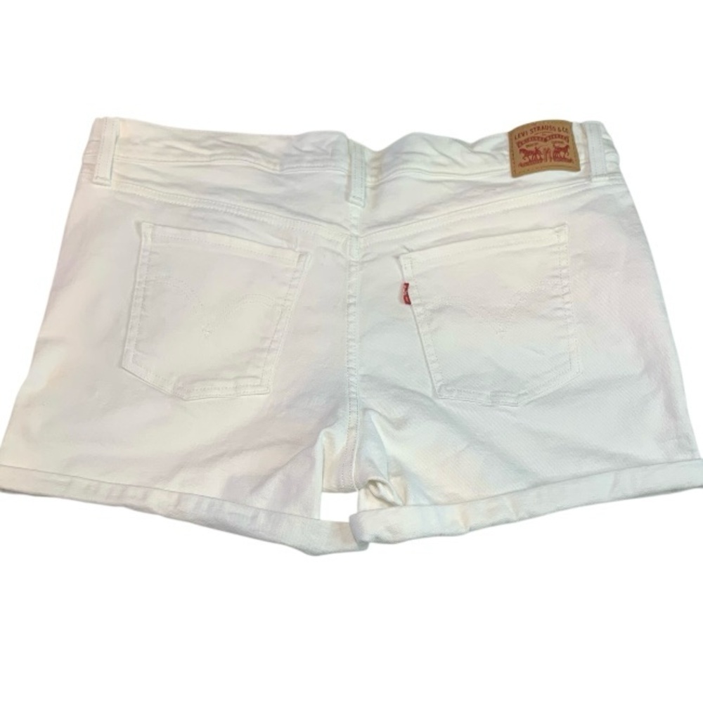 LEVI’S Mid Length Denim Rolled Hem Shorts Sz 33